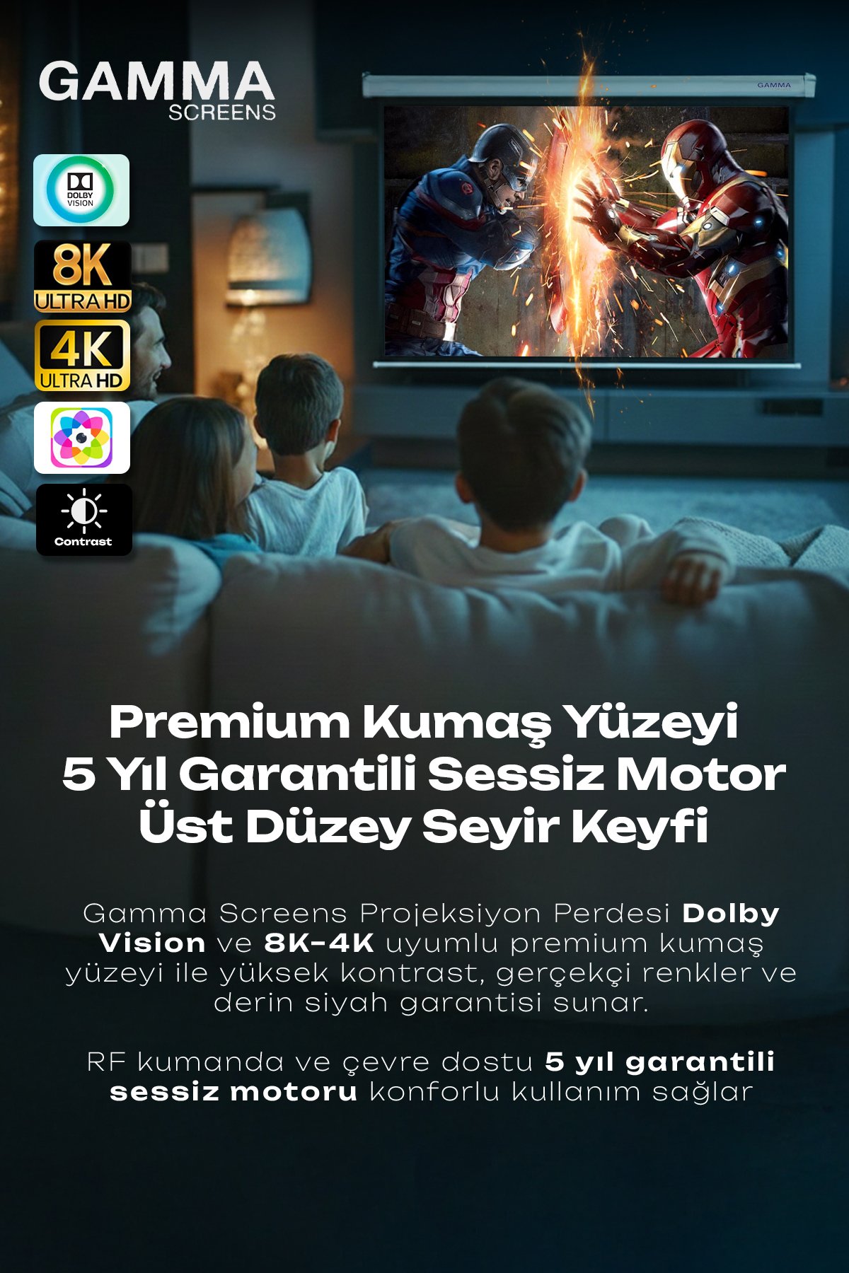 Gamma Screens premium Kumaş